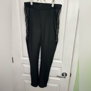 Vero Moda Marquee By Karan Johar Polyester Pants with Side Waist Zip and LegsNEW